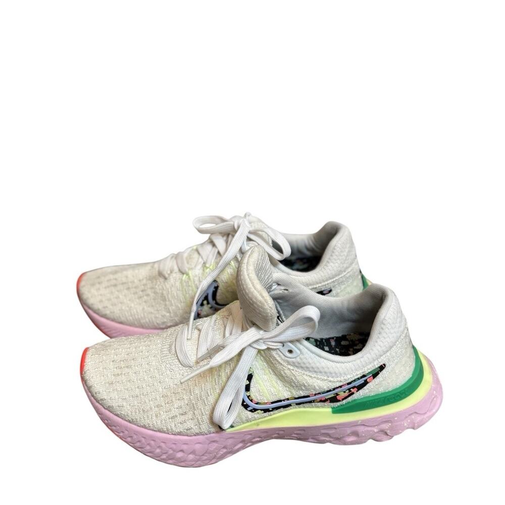 Size 6.5 - Nike React Infinity Run Flyknit 3 Confetti W - Picture 4 of 5